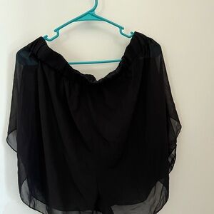 Cover up sheer shorts